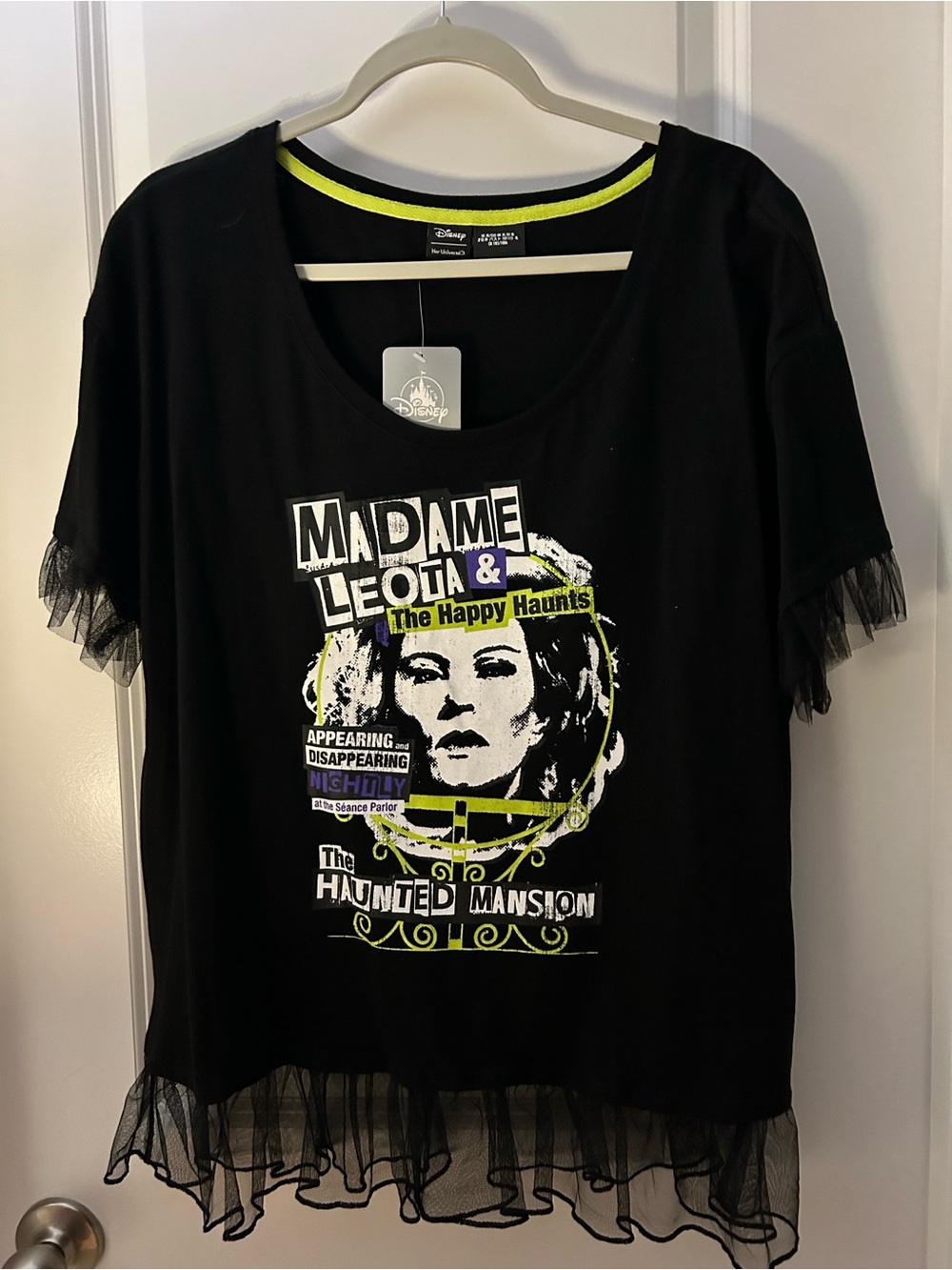 Haunted Mansion SpOOky Madame Leota Top XL Disney Brand New!! With tags